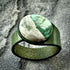 Handcrafted Natural Leather & Variscite Gemstone Bracelet - Size S or M