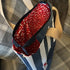 Unique Handcrafted Striped Denim Tote Bag Handbag Made From Upcycled Jeans