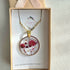 Stainless Steel Real Dried Gypsophila Flowers Necklace