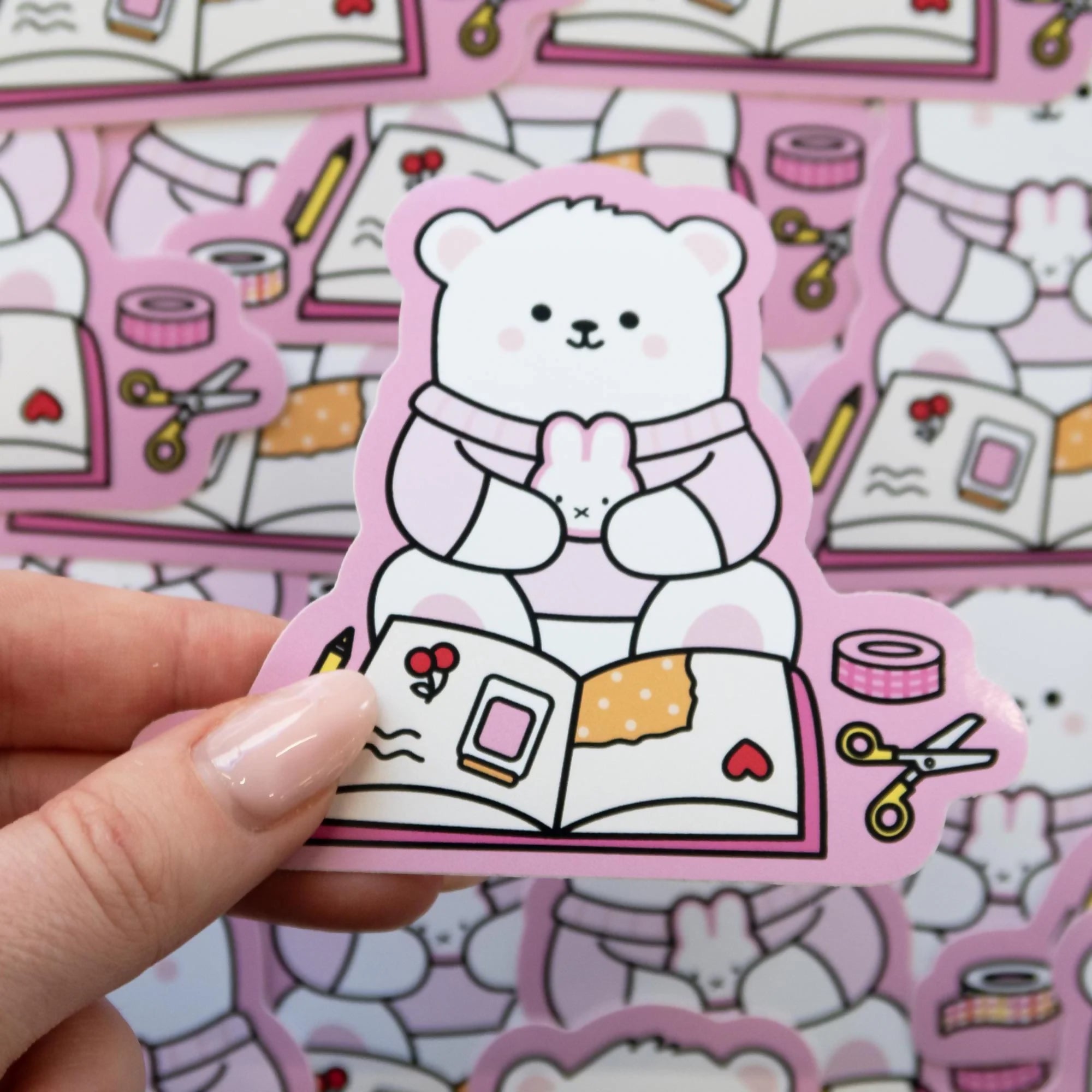 Journal Girlie Die Cut Sticker