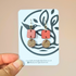 Rusty Red and Gold Earrings