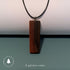 Natural Grain Wood Pendant