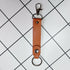 LoopLock Leather Keychain (Silver-tone Hardware)