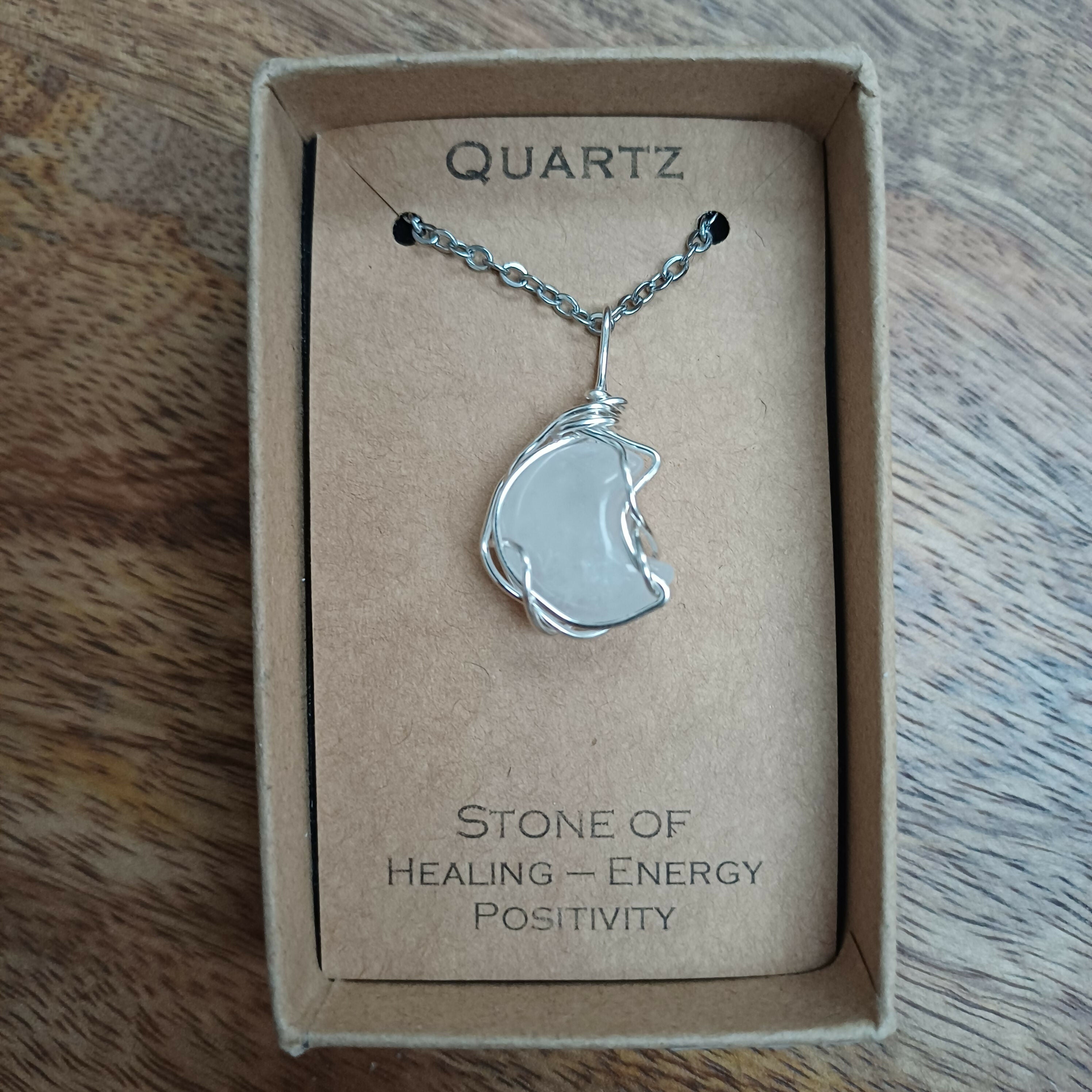 Quartz Wire Wrapped Pendant