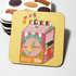 Creative Juice Coaster - Colourful Coaster for Artists -Juicebox Print with Citrus Print