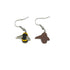 Bumble Bee Dangle Earrings