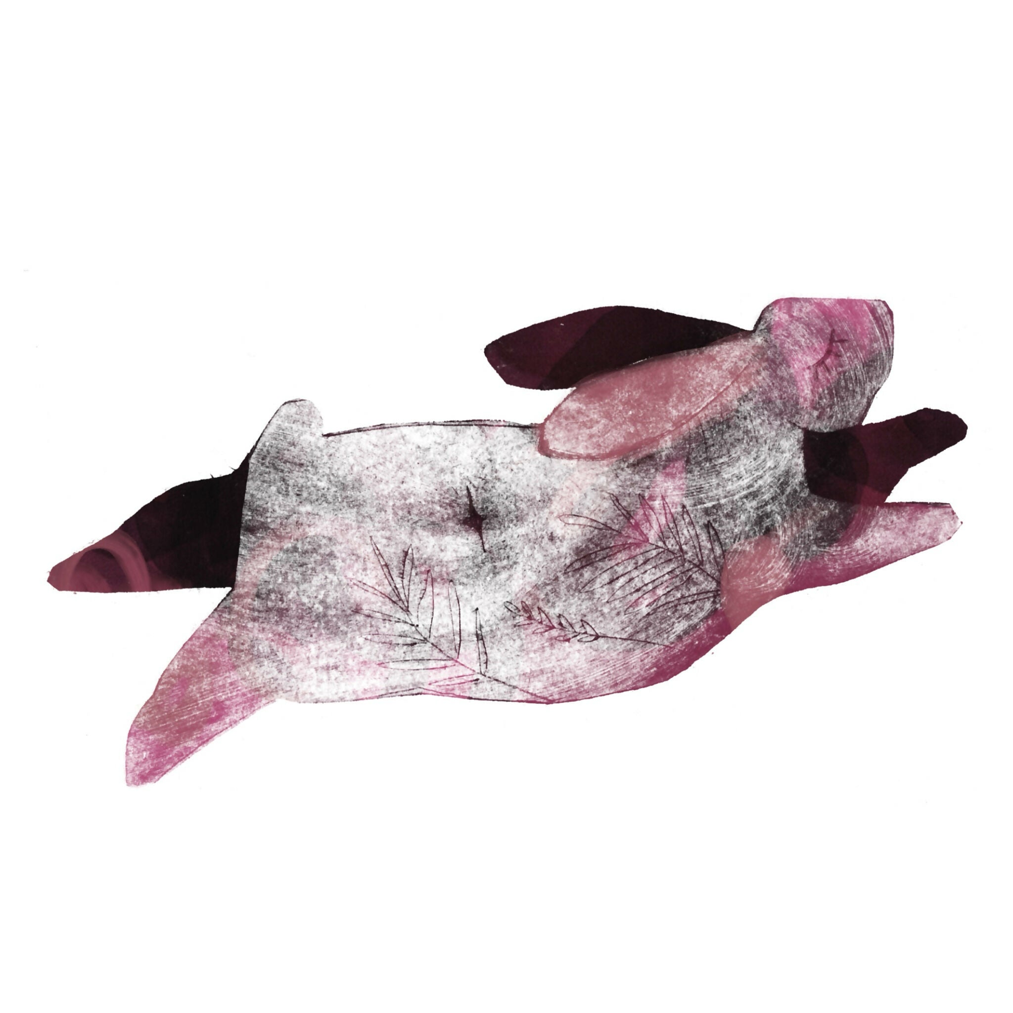 Wild Rabbit Greeting Card