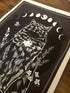Witch of the Cats / Folklore Feline Art Print A3
