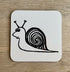 Snail Coaster – Pen And Ink Design
