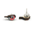 Bullfinch Stud Earrings