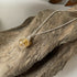 Citrine Drop Necklace, Sterling Silver