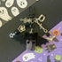 Bat Baby Silver and Black Handmade Halloween Trinket Keychain