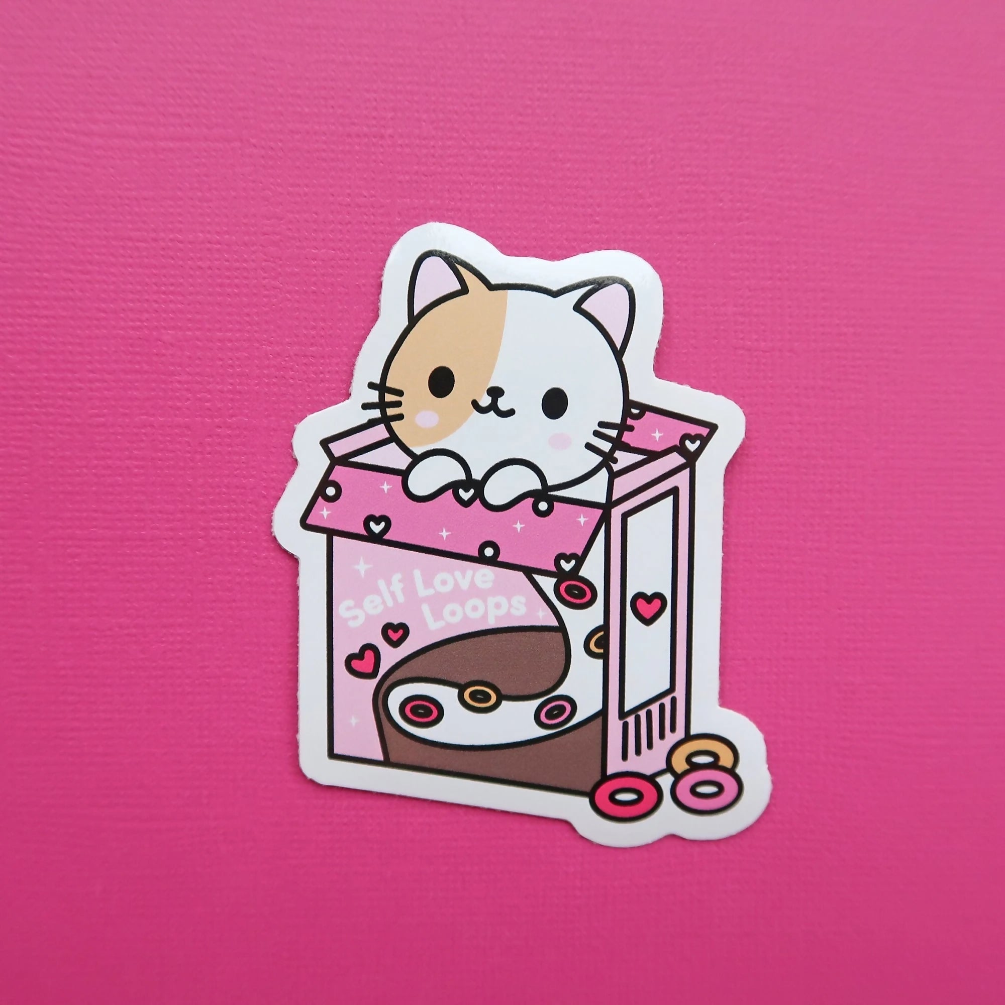 Self Love Loops Die Cut Sticker