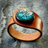 Handcrafted Natural Leather & Labradorite Gemstone Bracelet - Size S or M