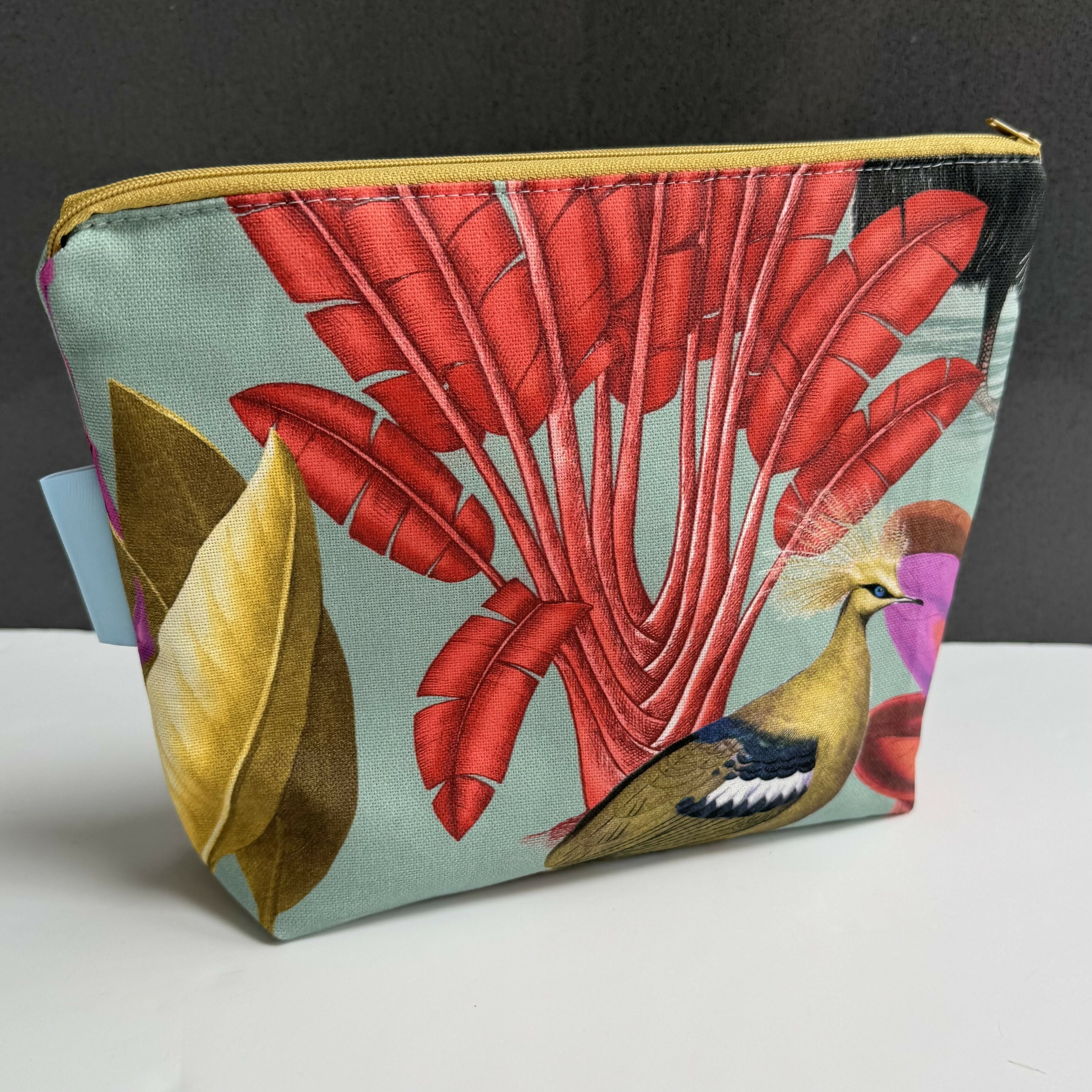 Medium Toiletry Bag - Tropical Birds