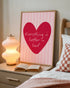Everything Is Better In Bed Pink Stripy Print