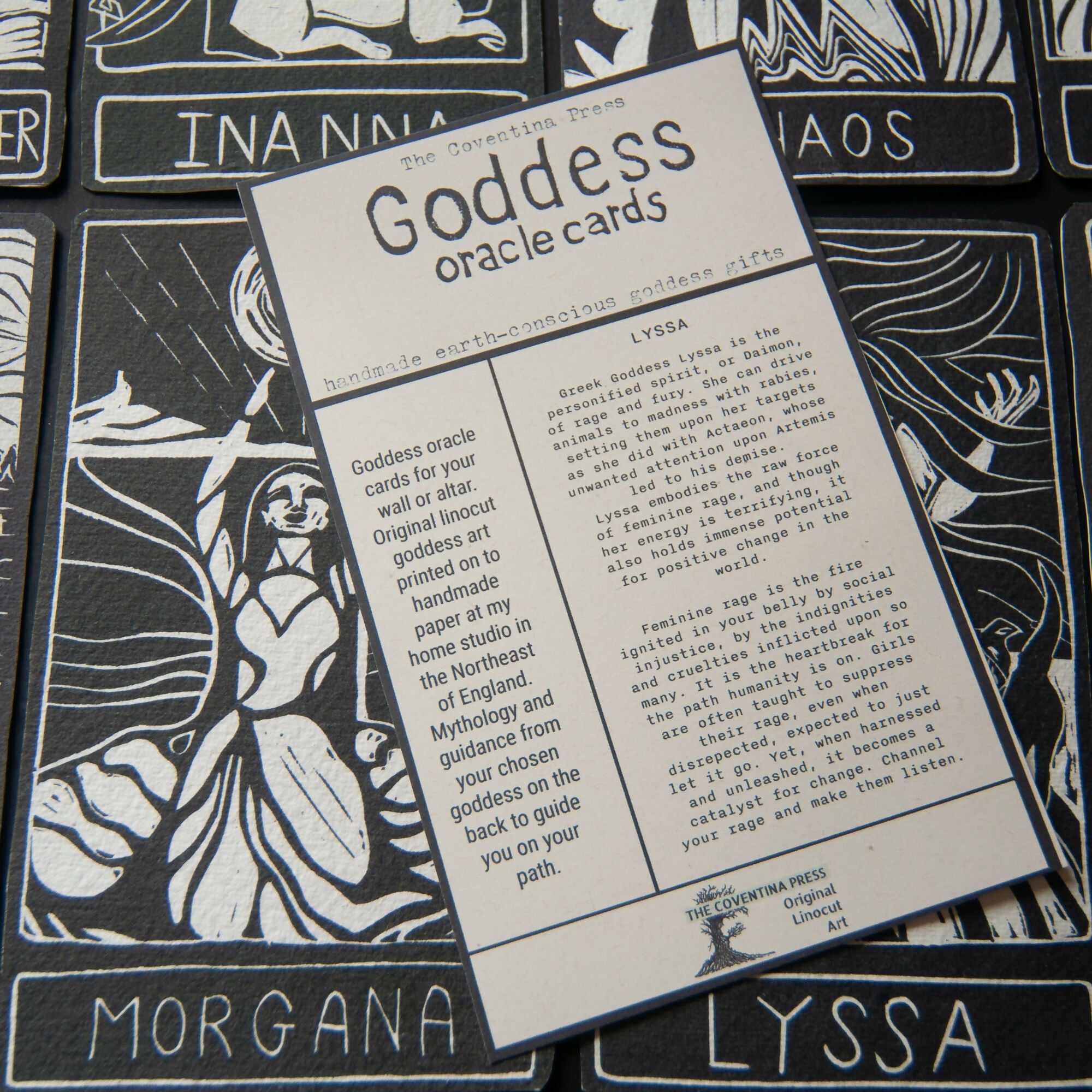 LYSSA GODDESS ALTAR CARDS
