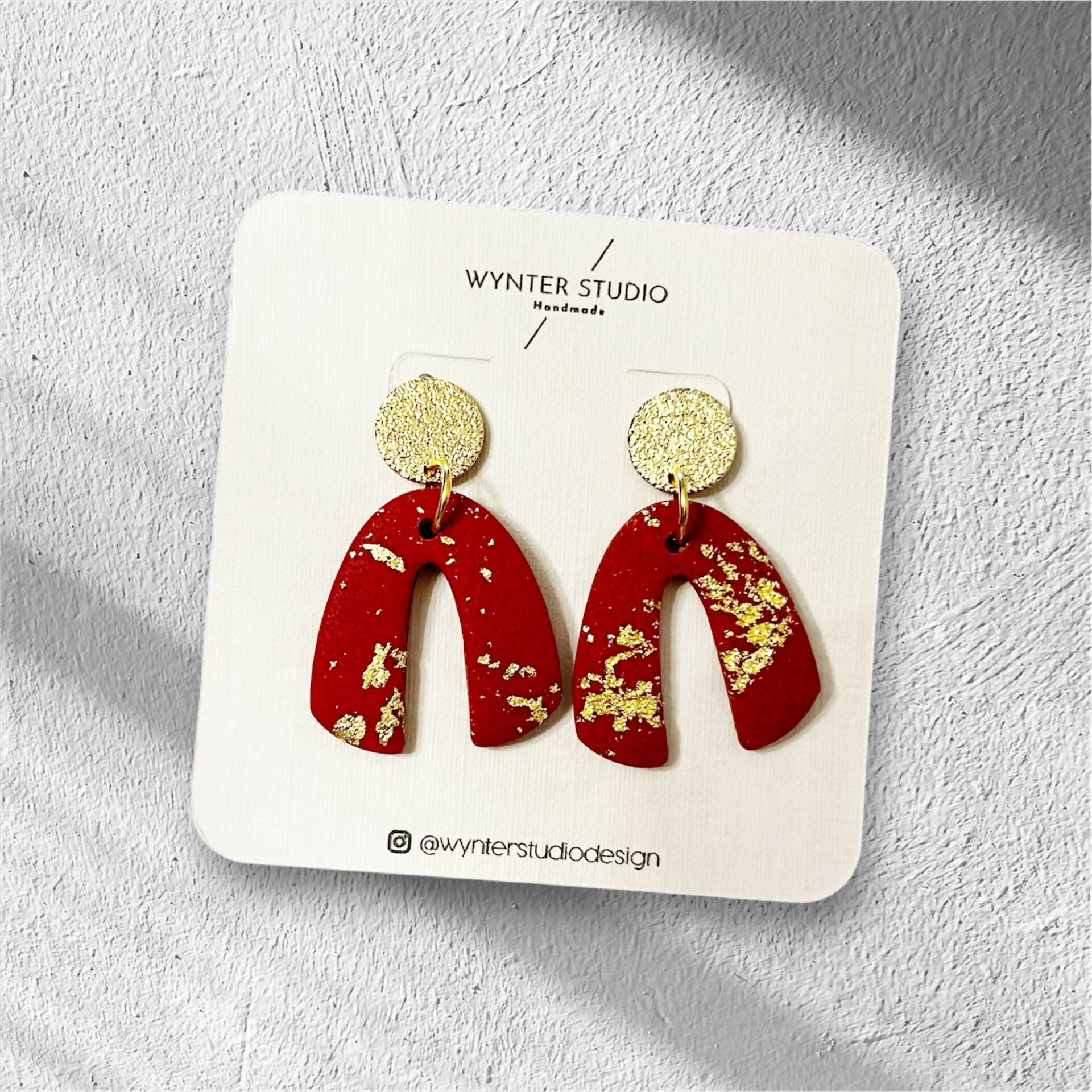 Coastal Clay Arch Earrings