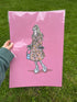 Barbie Girl Fashion Figure Illustration Print A3