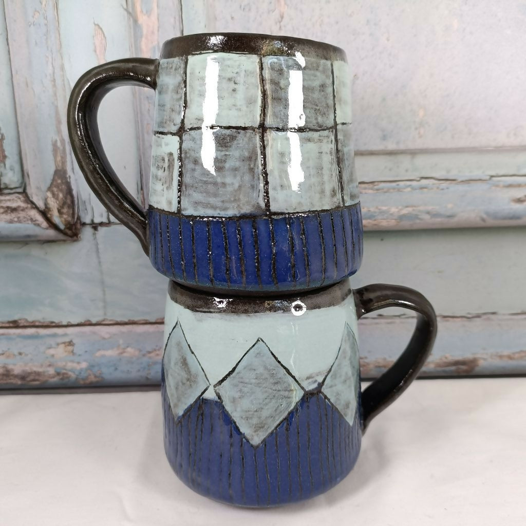 Black Stoneware Mug