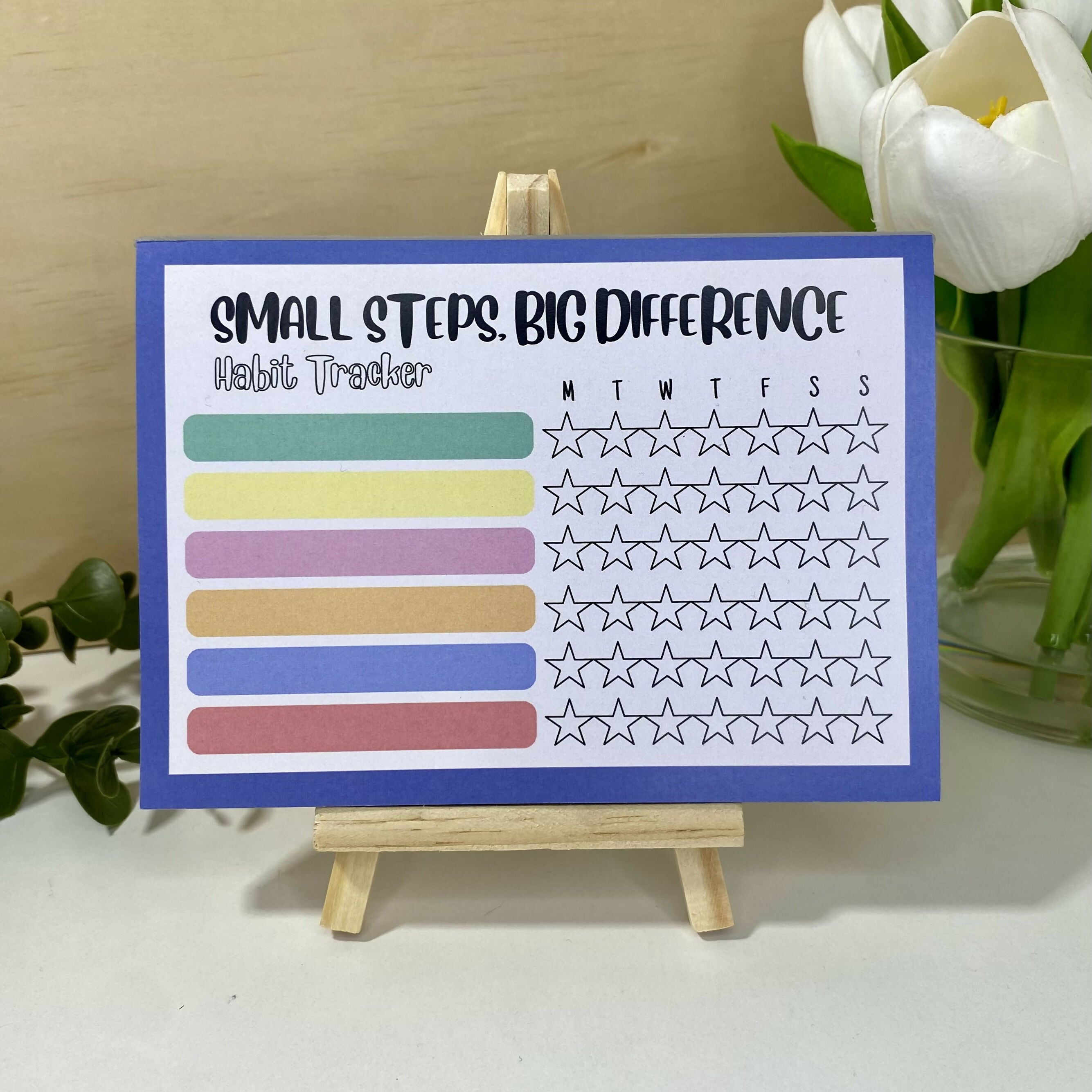 Habit Tracker Notepad A6