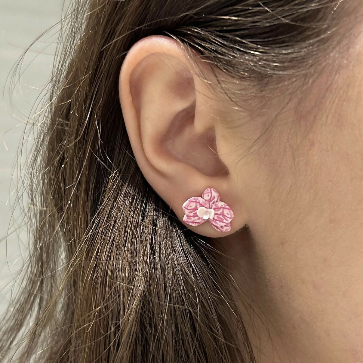 Orchid Stud Earrings