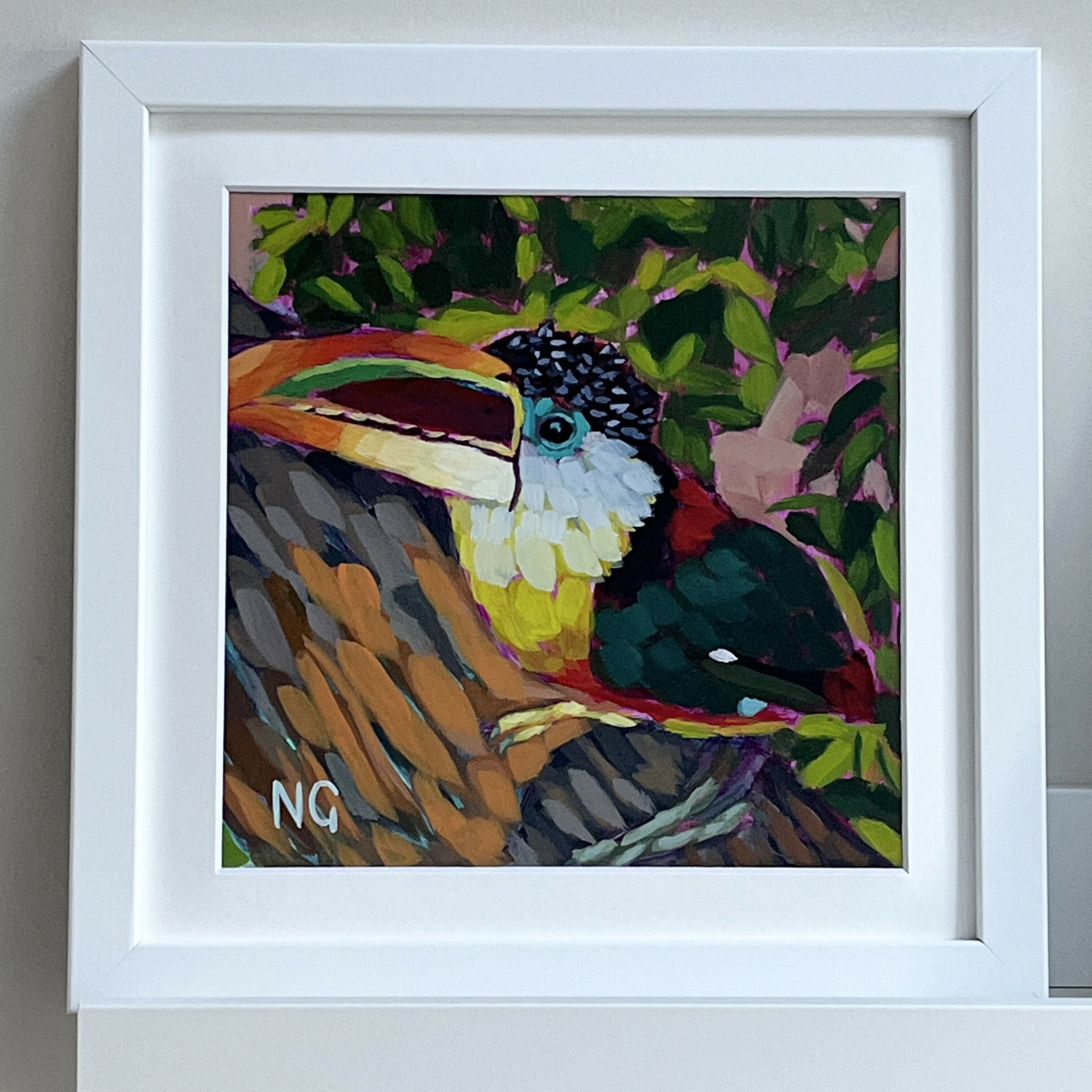 Toucan - Framed Original Acrylic Painting