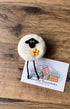Felted Sheep with Flower Magnet