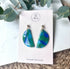 Ocean Dream Collection - Medium Semi Circle Polymer Clay Earrings