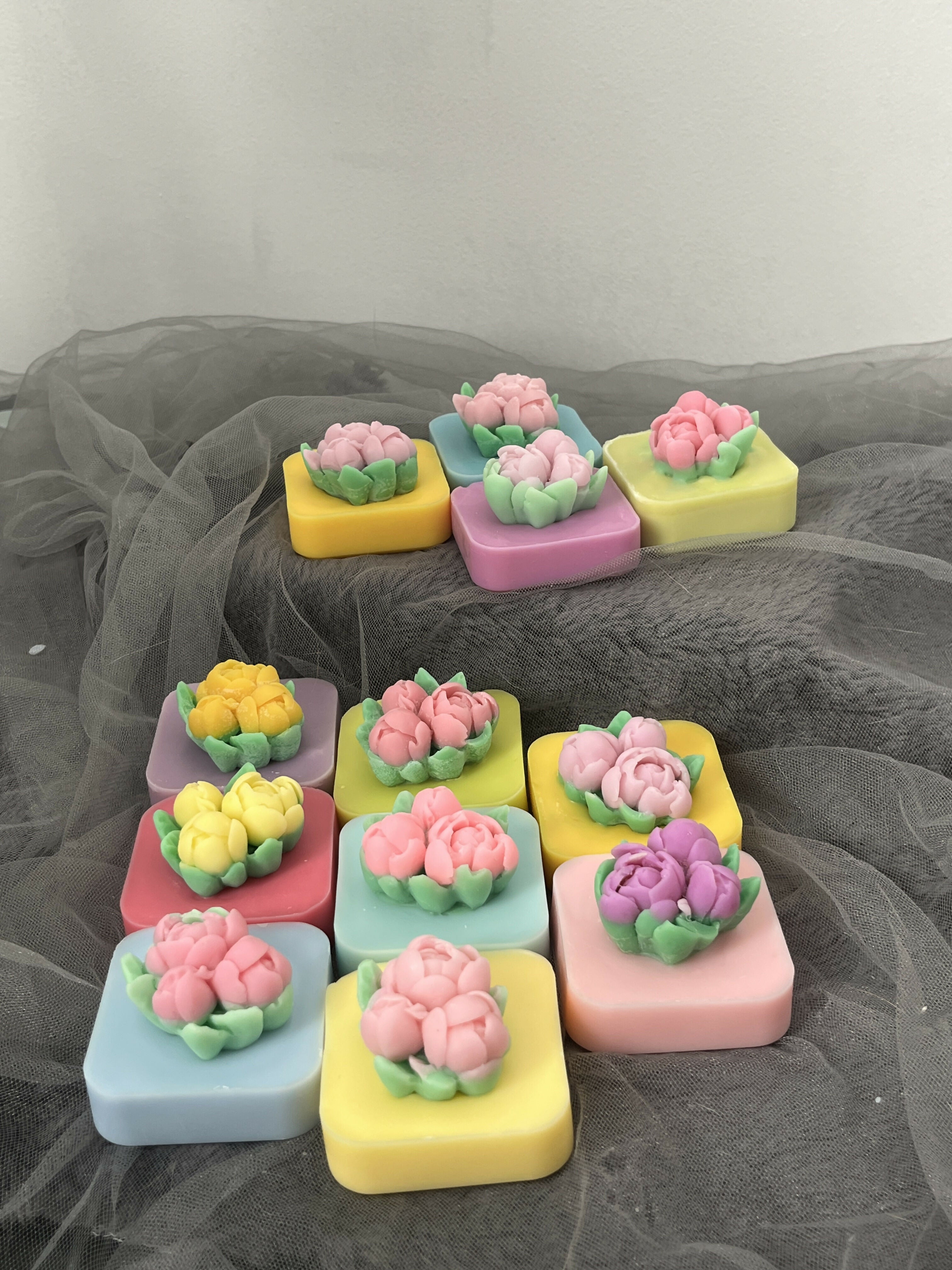 Flower Wax Melt Block - Pink Jasmine and Orchid