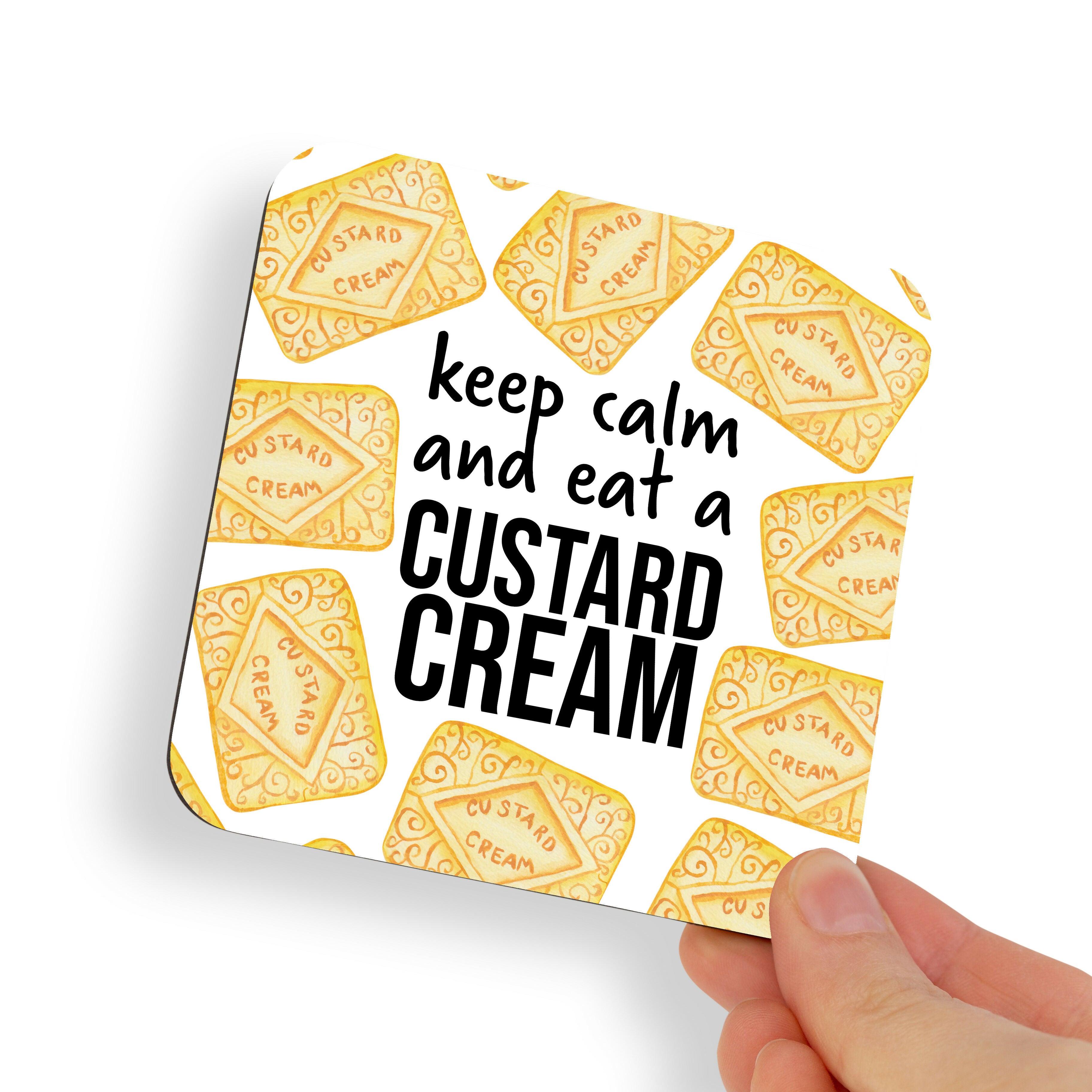 Custard Cream Coaster