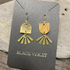 Hammered Ancient Talisman Earrings