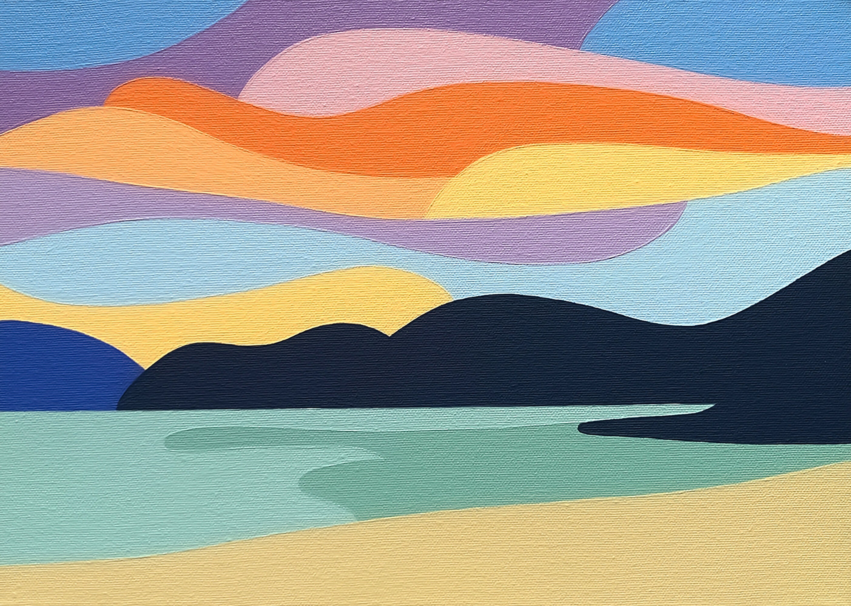 Evening View From Long Beach