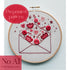 Preprinted embroidery pattern for beginners - Sending love