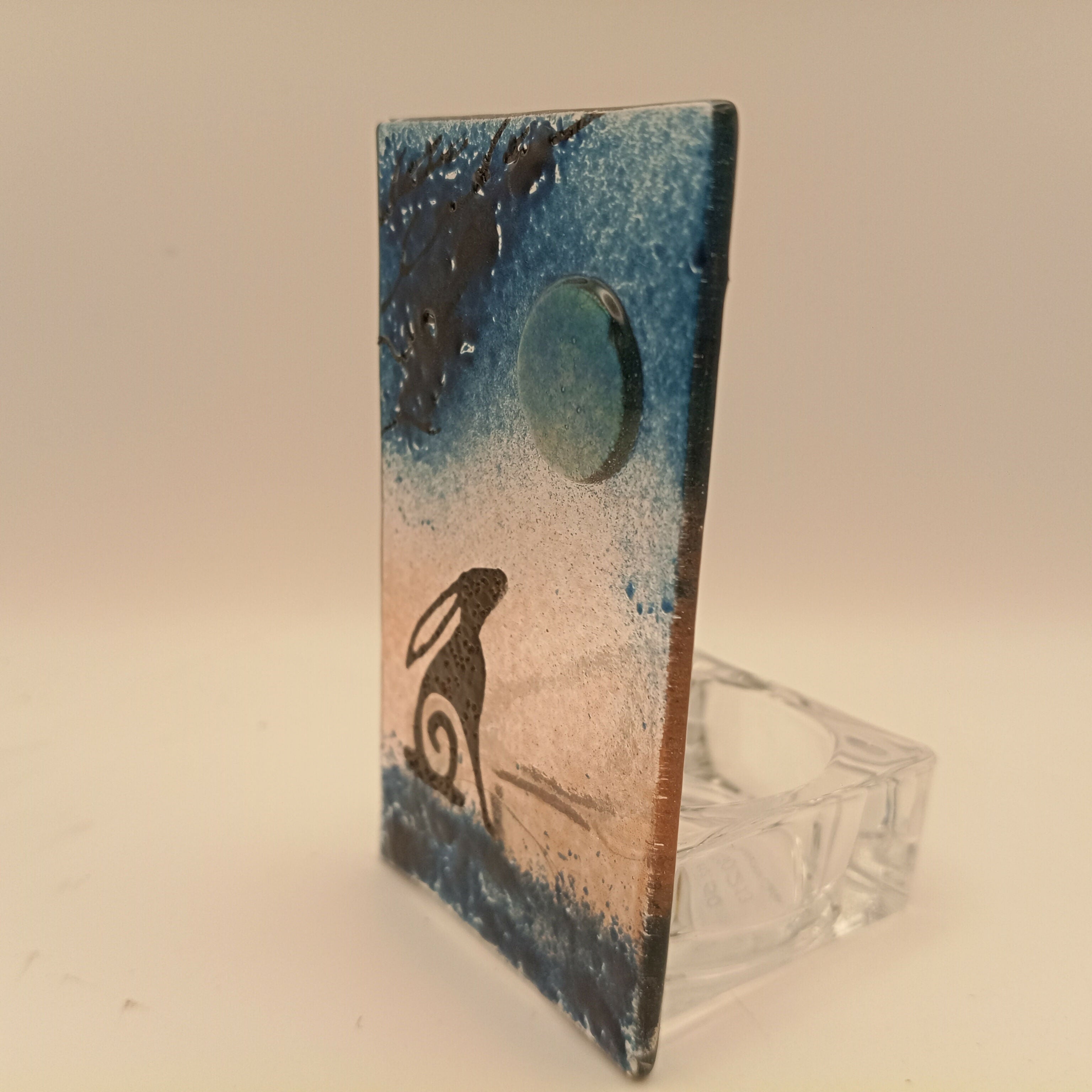 Moon Gazing Hare Tealight