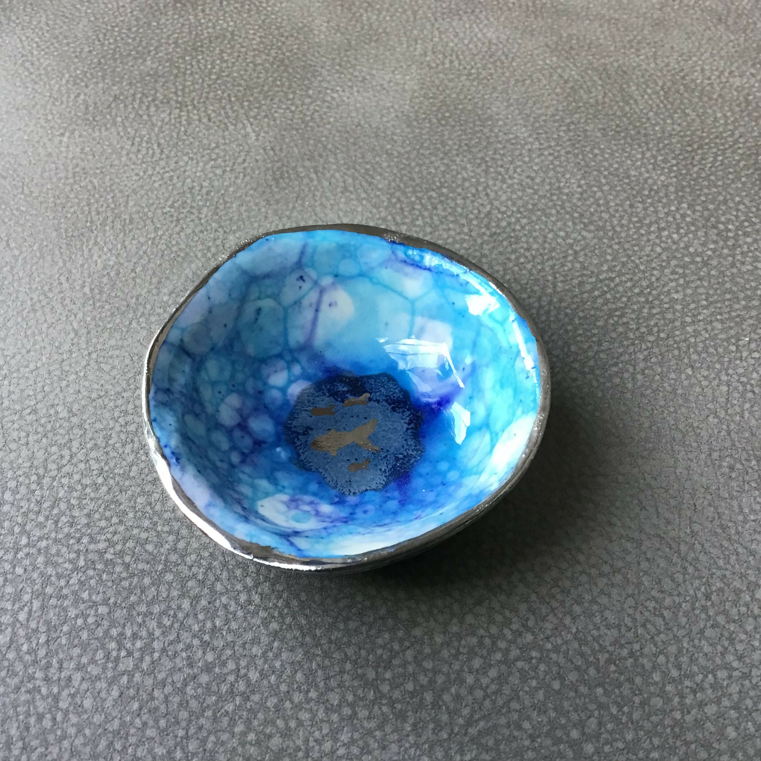 Blue Trinket Dish