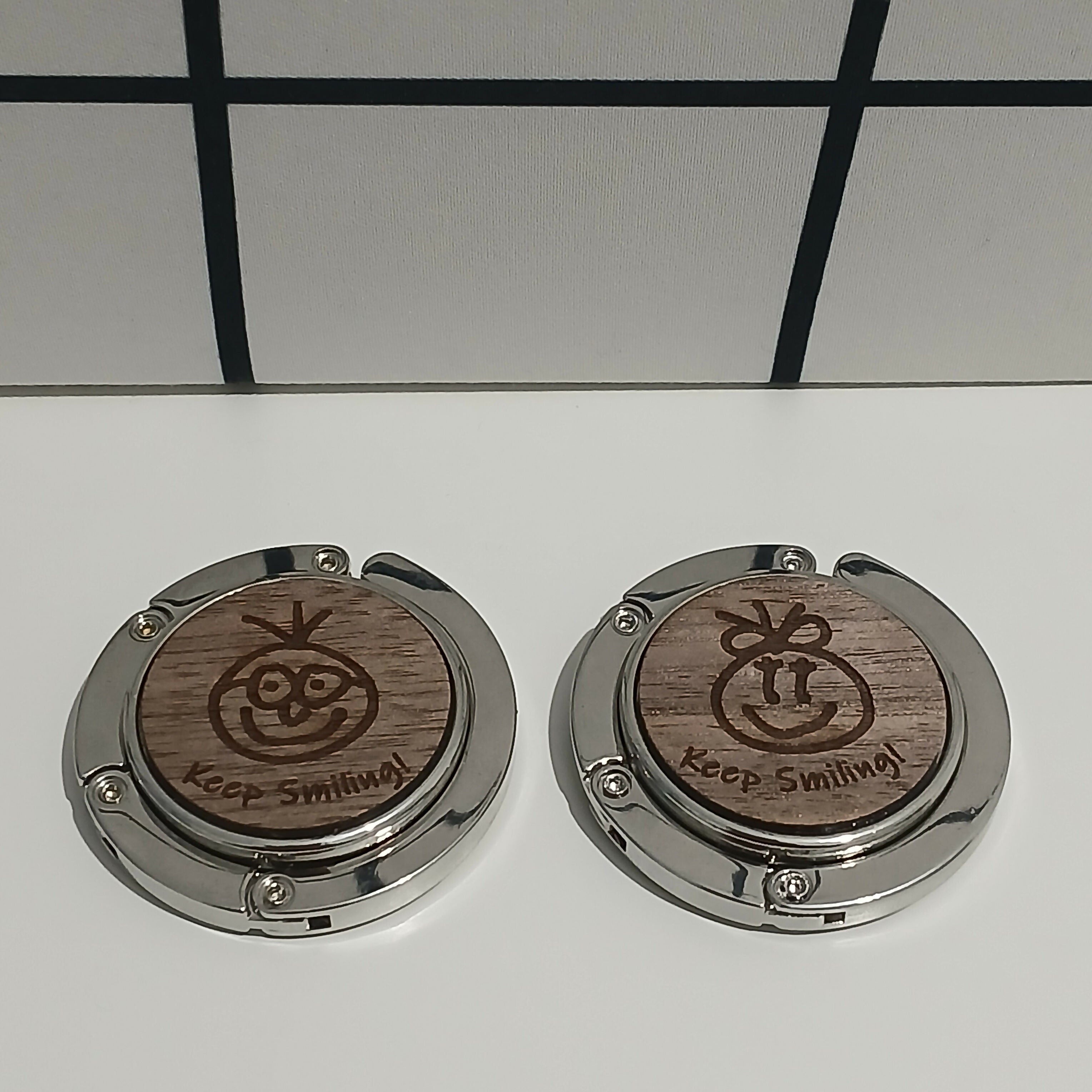 Keep Smiling Girl and Boy Bag Hanger Set