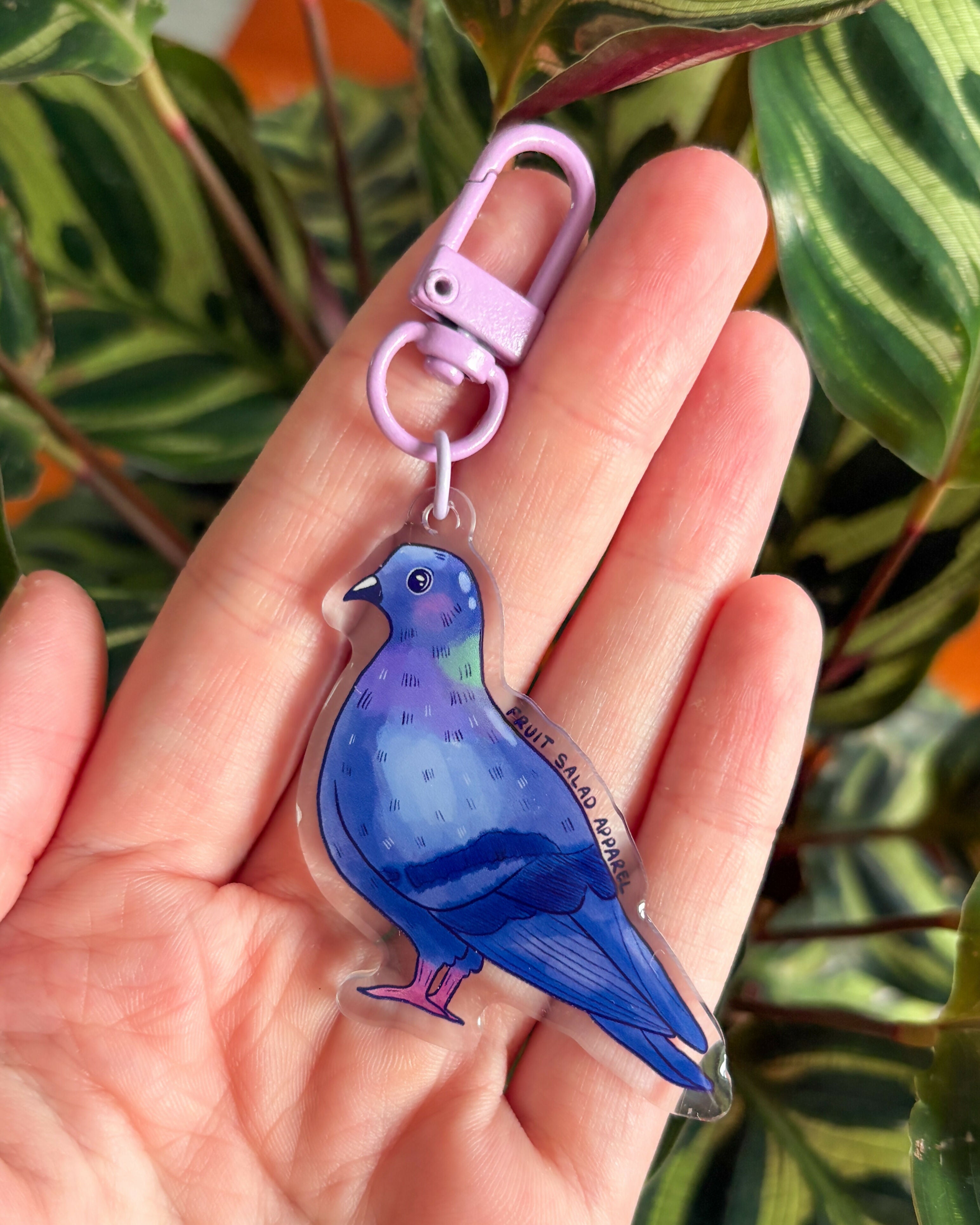 Pigeon Keyring