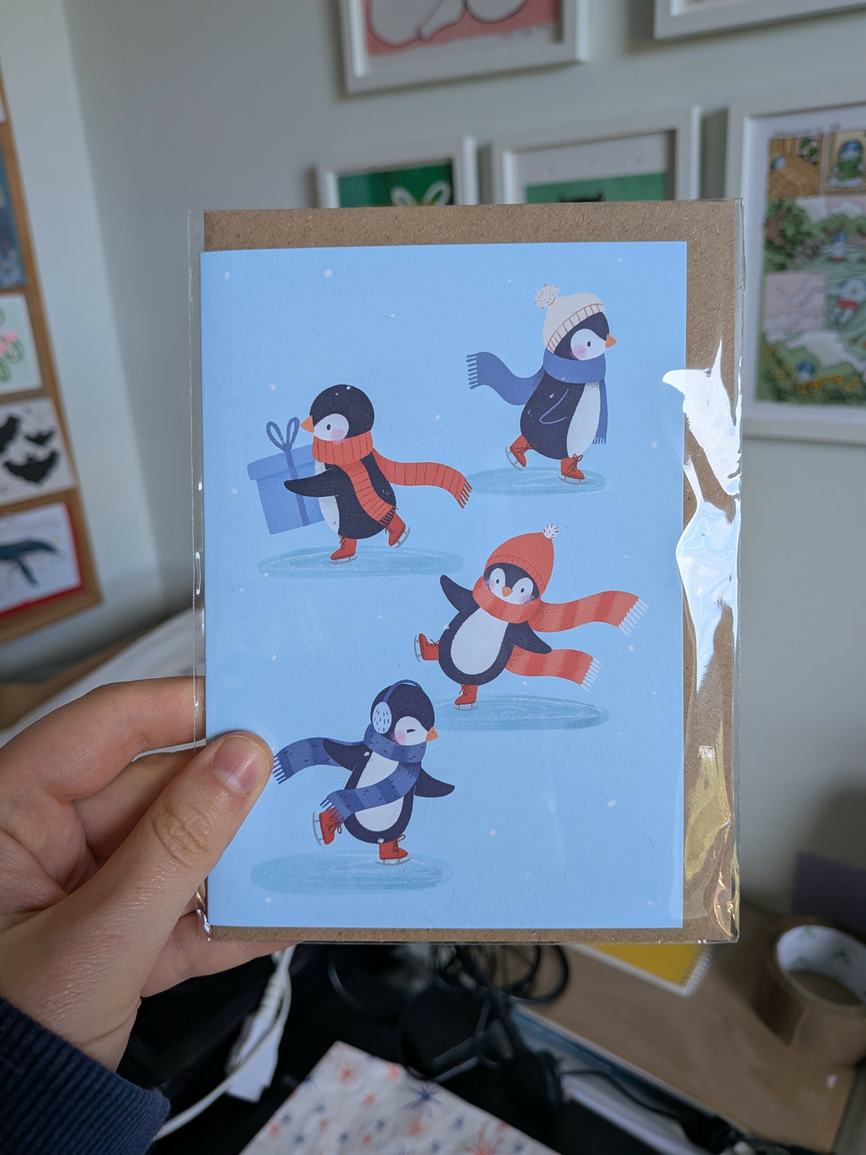 Penguins - Christmas Card