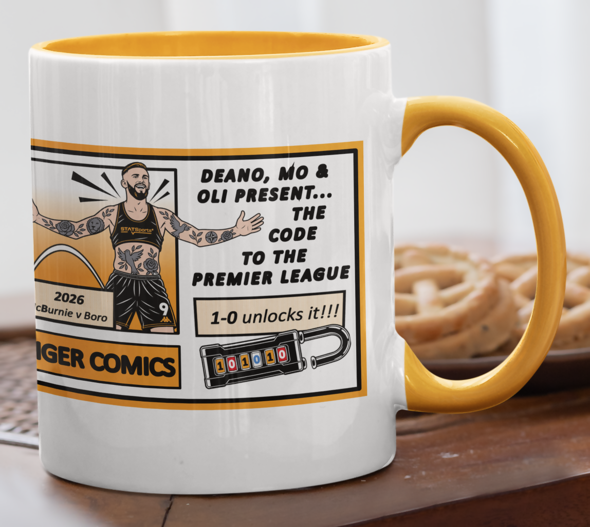 Hull City Mug COMIC BOOK Design
