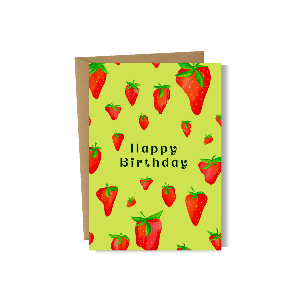 Strawberry Birthday Card