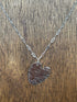 Silver Played Heart Pendant