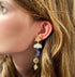 Dreamy, Celestial, Sun, Moon And Star Dangly Statement Earrings