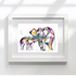 BABY ELEPHANT WITH ADULT PART OF THE 'ANIMAL ART COLLECTION'