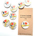 I Heart Leeds Map Badge
