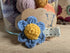 Hair Accessory - lavender-blue flower hair clip