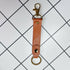 LoopLock Leather Keychain (Gold-tone Hardware)
