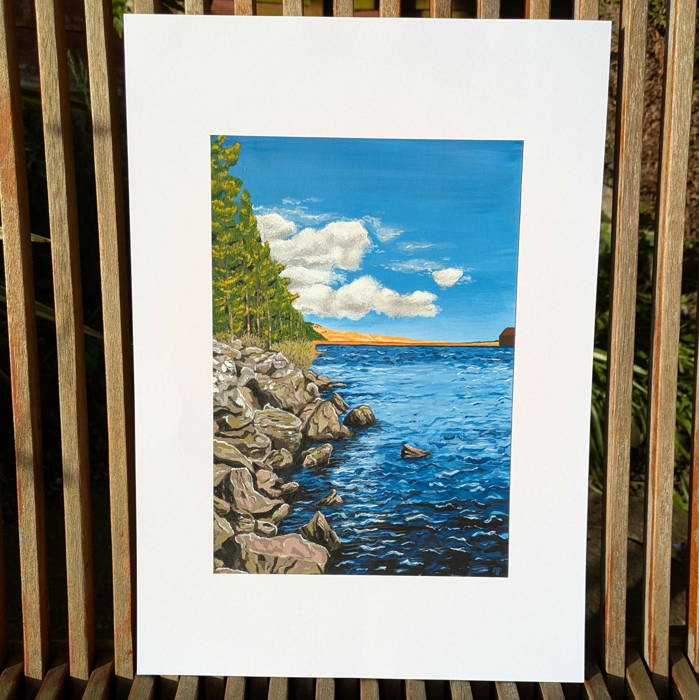 Kielder Water - Original Acrylic Painting