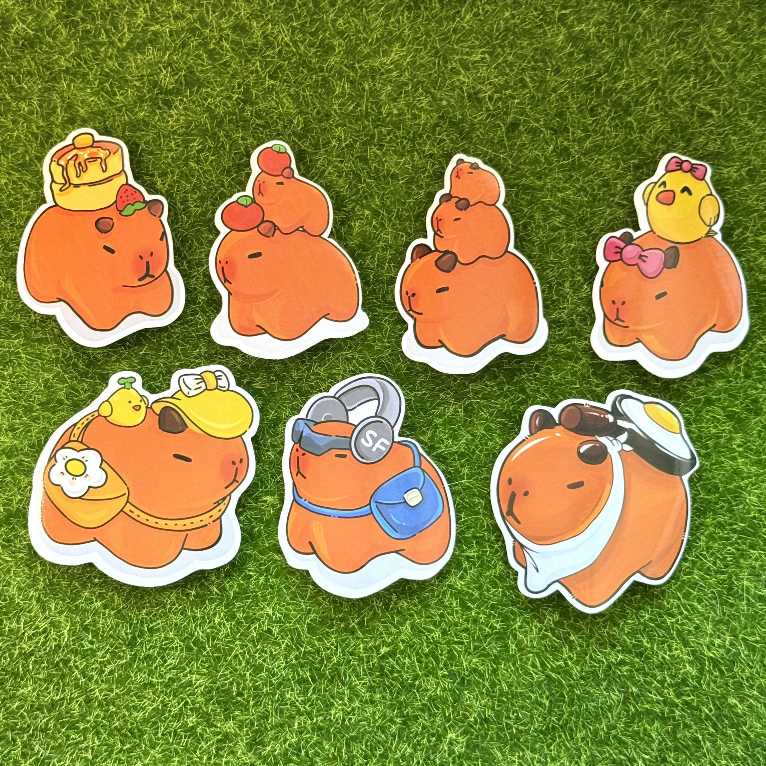 Capybara Sticker Pack (7 Pcs)