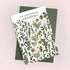 Wonderful Grandma Green Pressed Flower Print Card